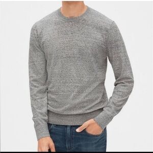 Gap mainstay crewneck Heather grey lightweight sweater